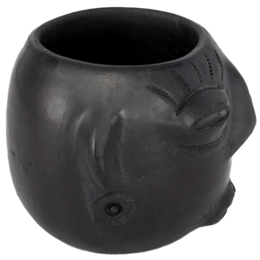 Barro Negro, Black Clay, Face Shot Glass