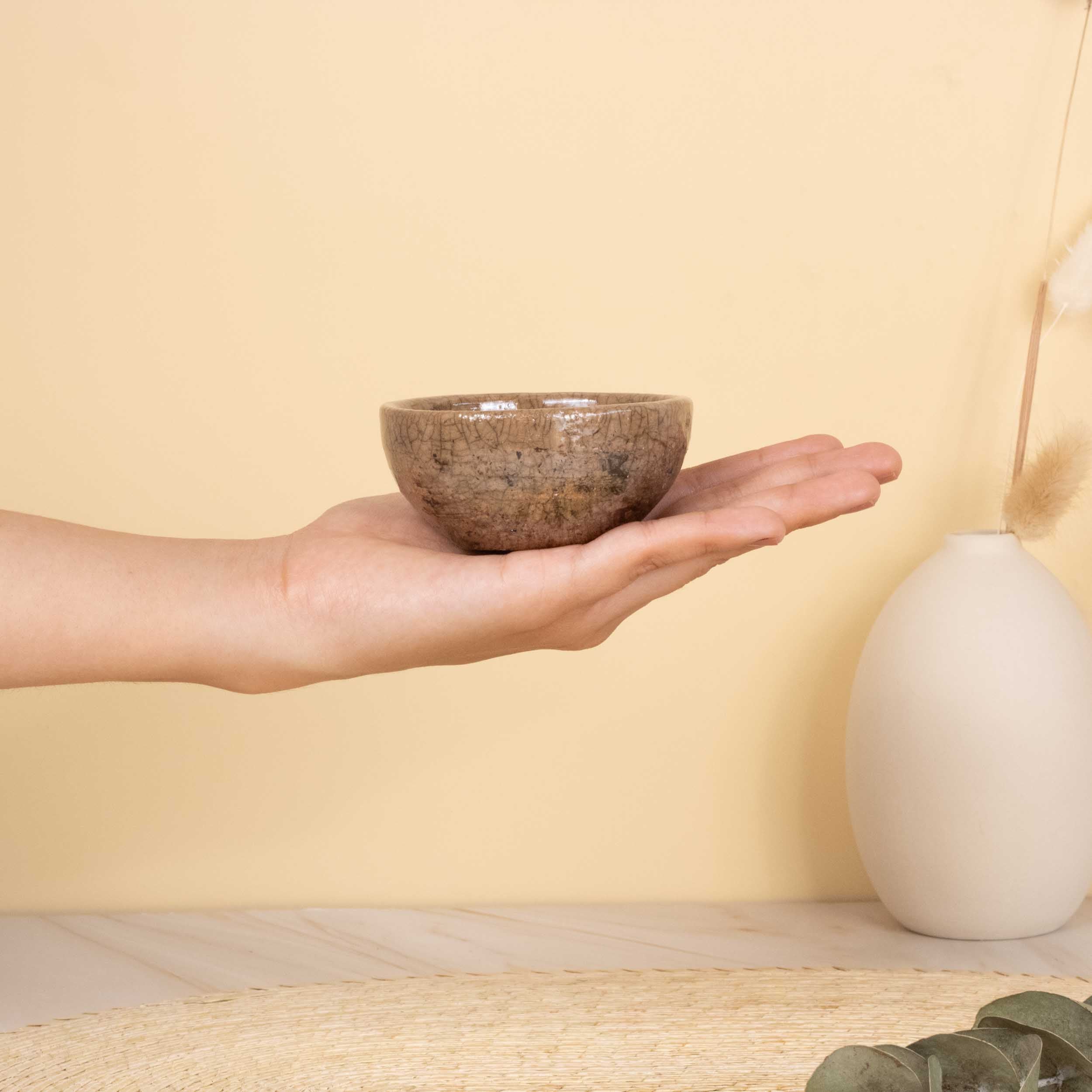Atzompa Crazed Clay Mezcal Bowl