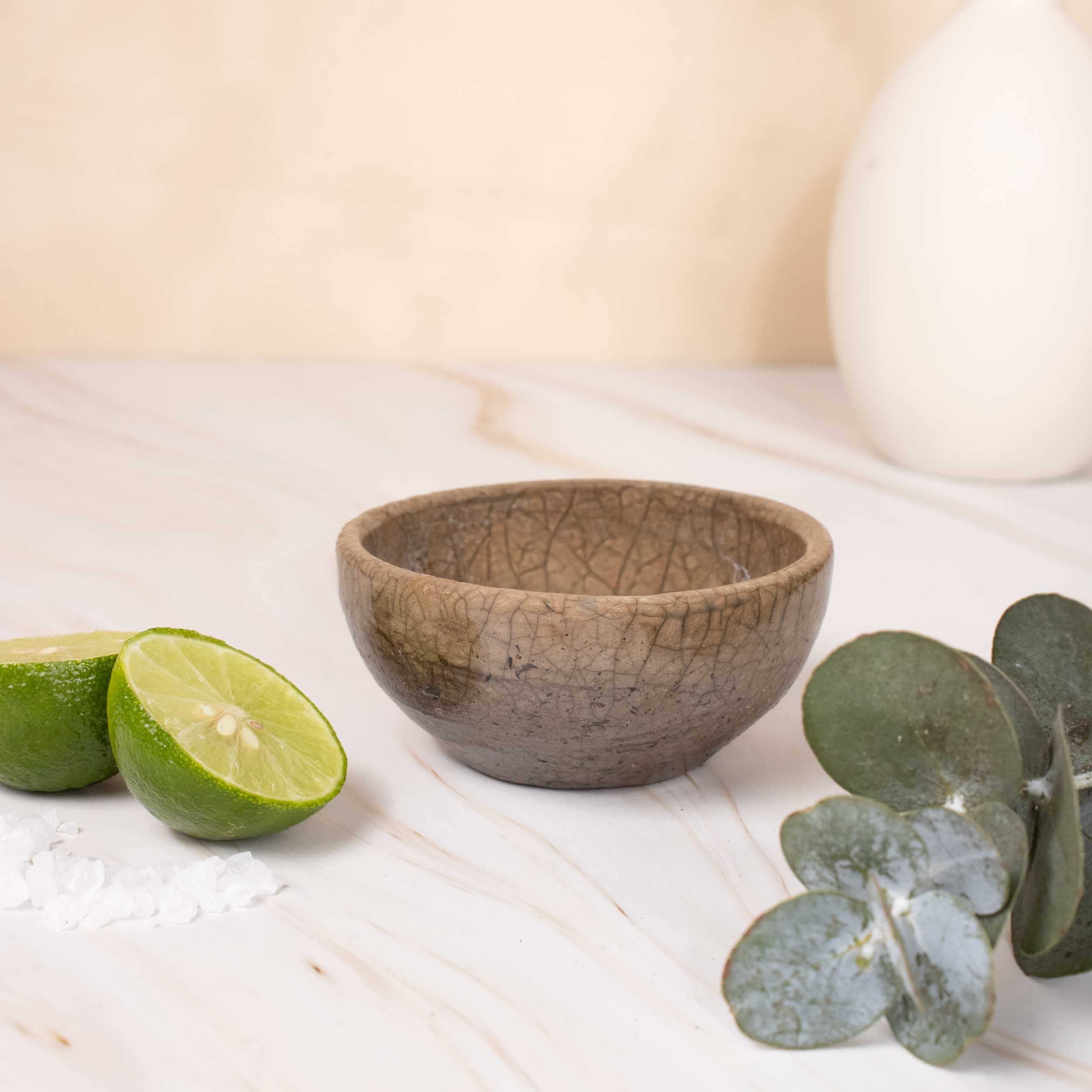 Atzompa Crazed Clay Mezcal Bowl | Lolo Modern Mexican Mercado