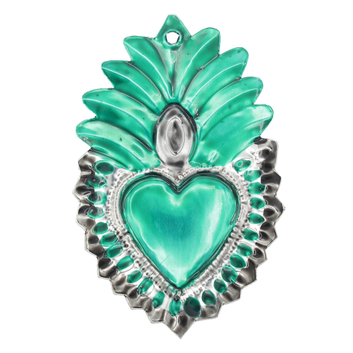 Small Mexican Milagros Tin Hearts