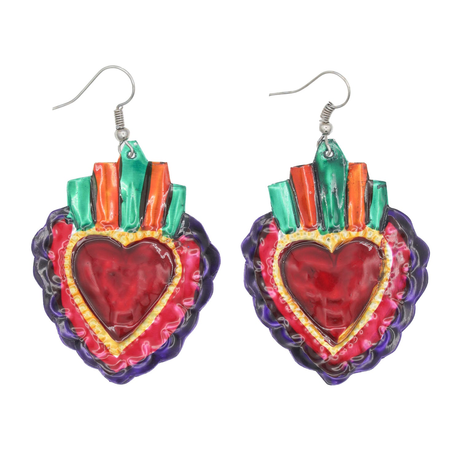 Corazón Milagro Mexican Earrings