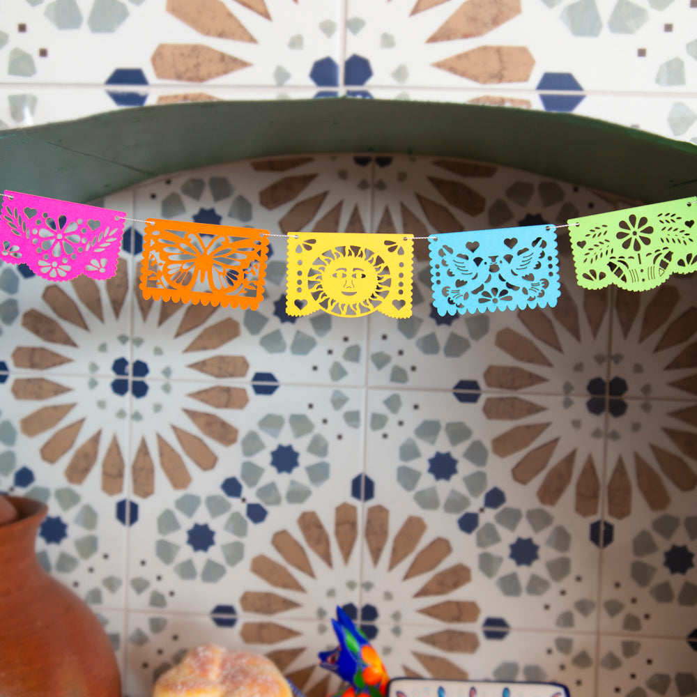 Mini All Occasion Papel Picado Cardboard Banner