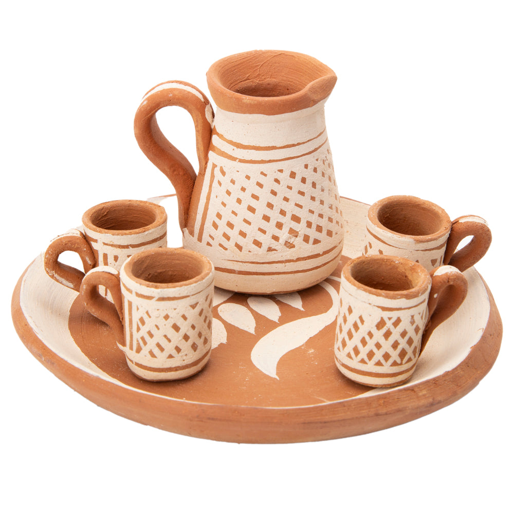 Patamban Clay Miniature Tea Set