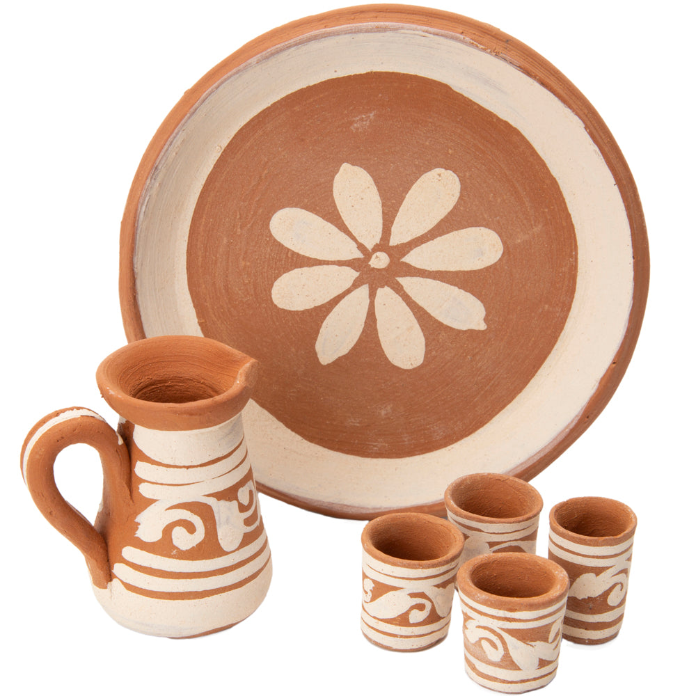 Patamban Clay Miniature Tea Set