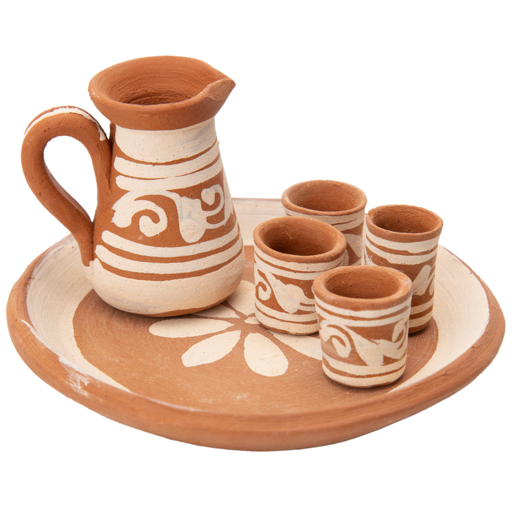 Patamban Clay Miniature Tea Set