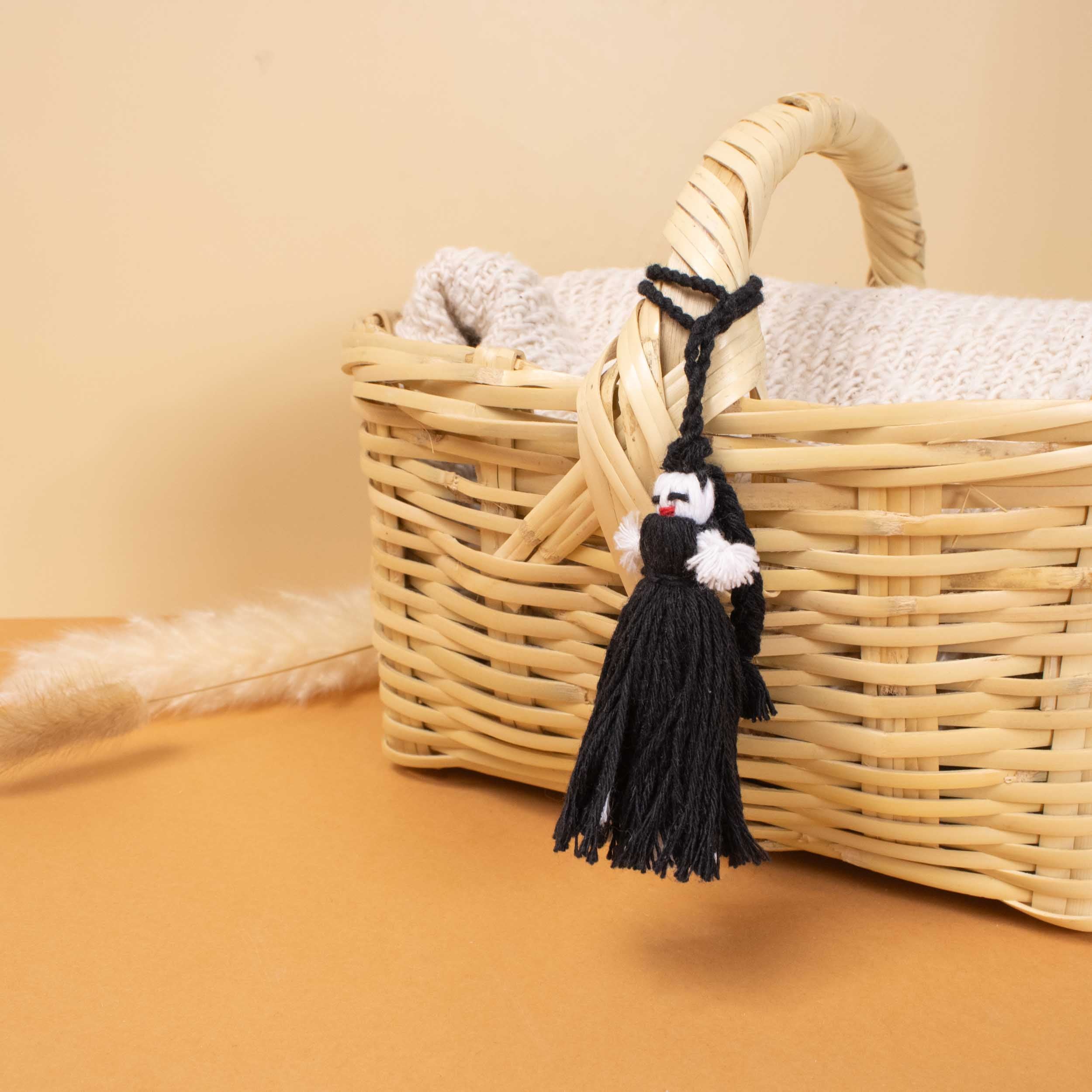 Mini Retazos Mexican Yarn Doll PomPom
