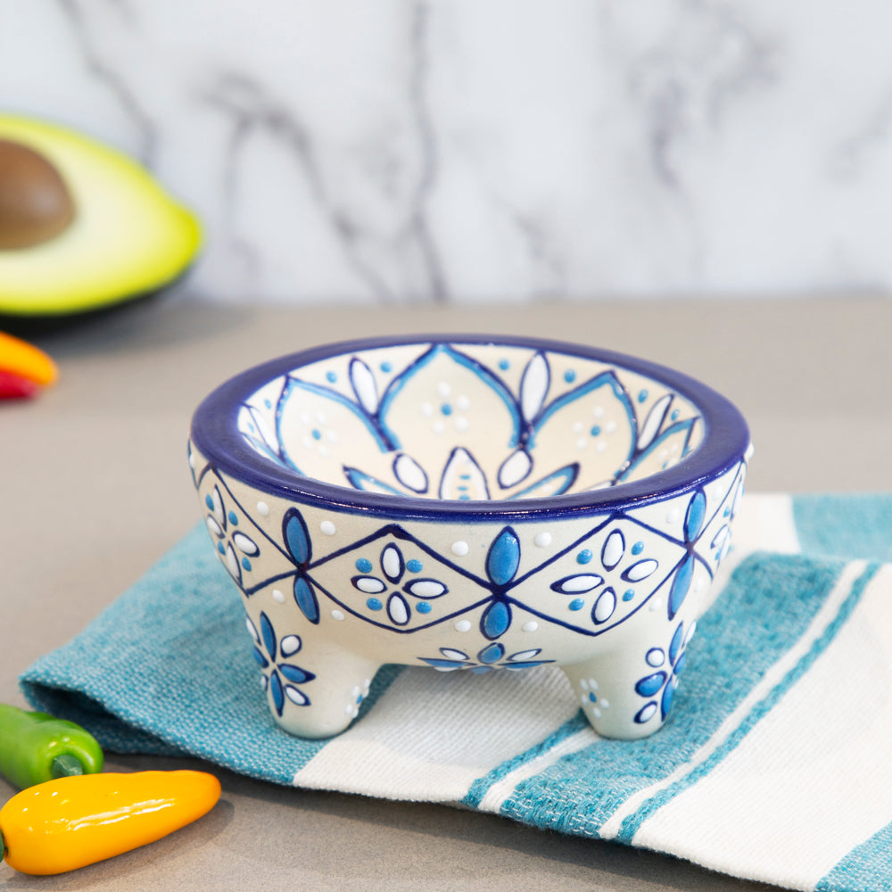 Coyoacán Hand-Painted Mini Molcajete