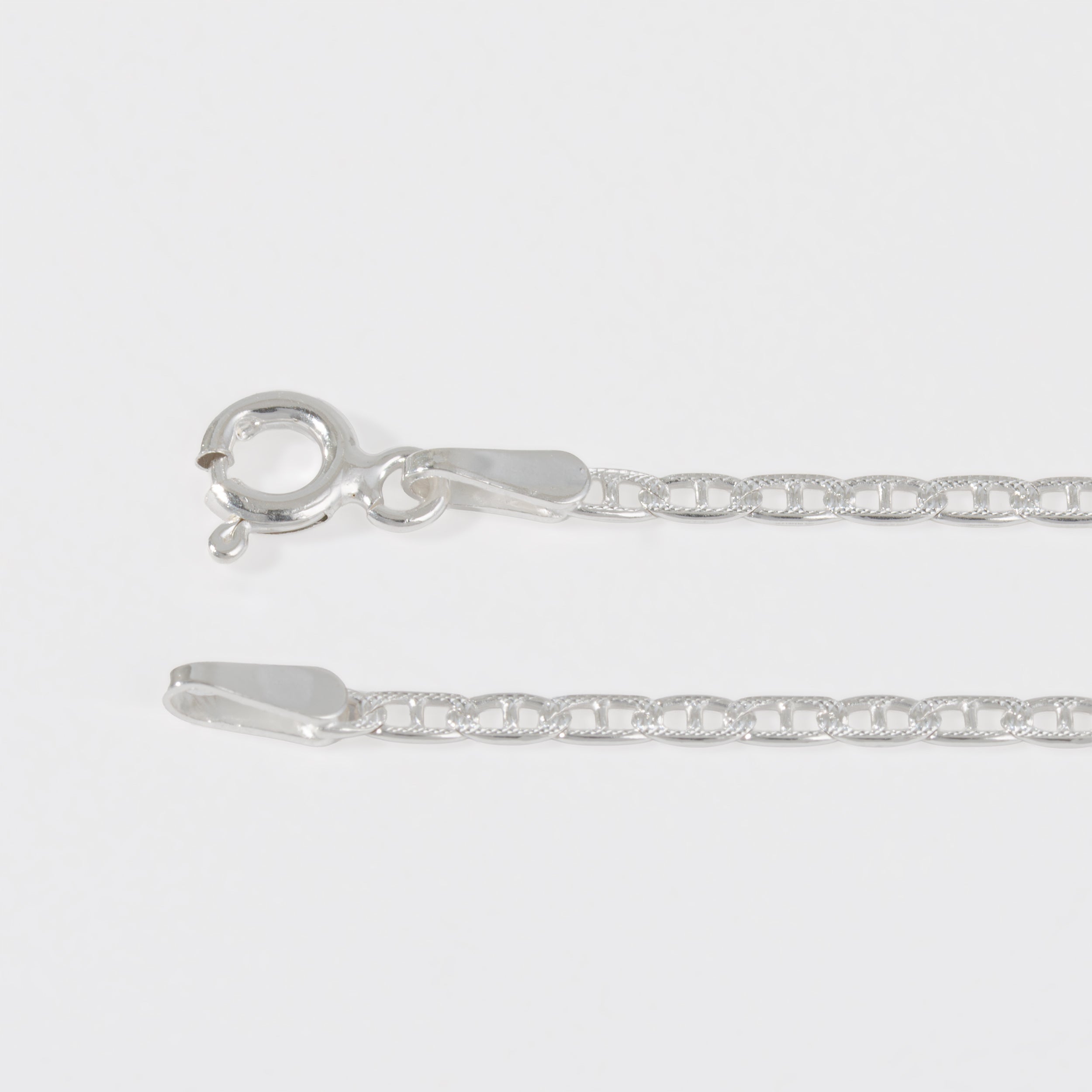 Sterling Silver Mariner Chain Necklace