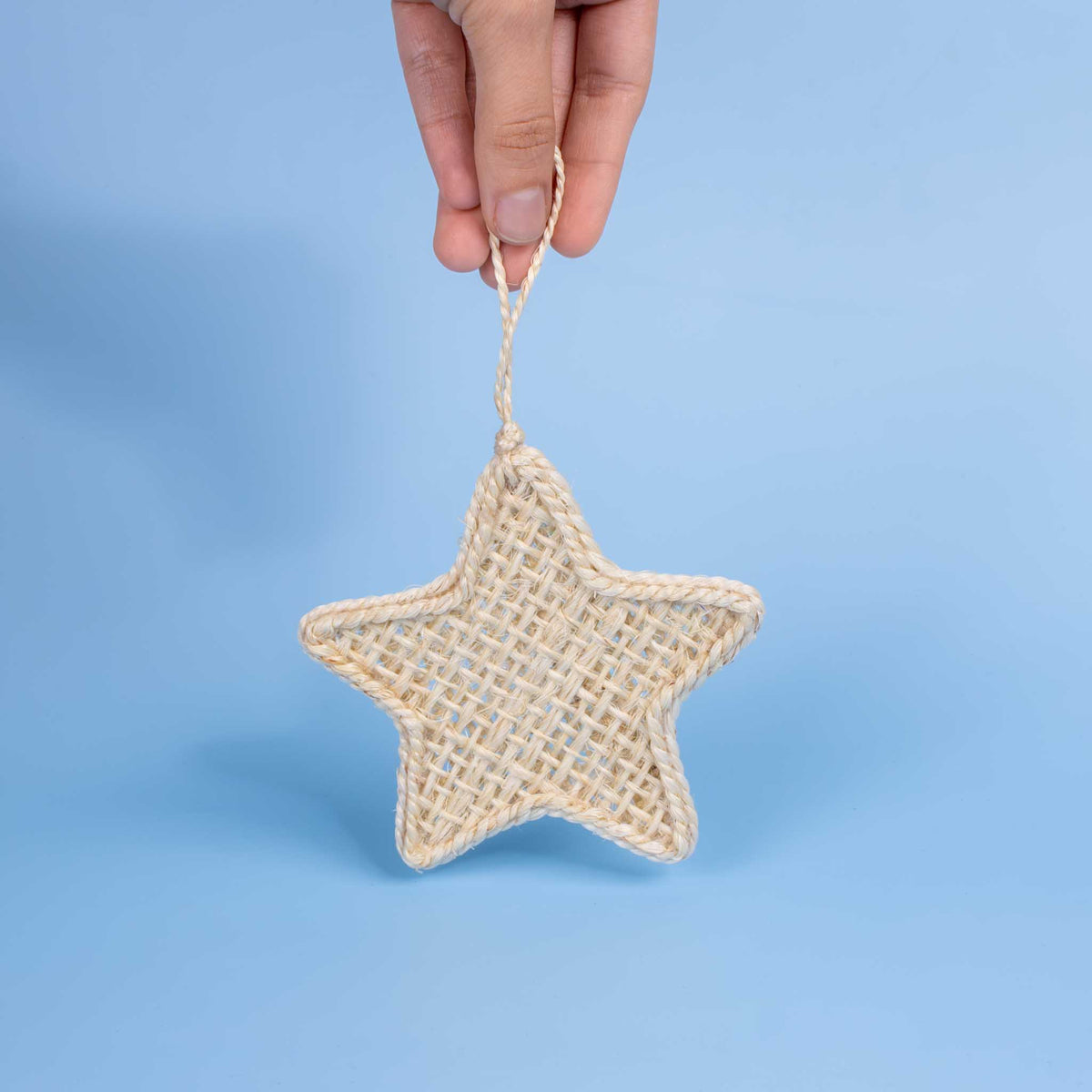 Natural Ixtle Star Ornament