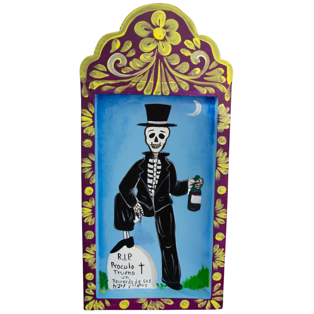 Catrines Hand-Painted Wooden Nicho Frames