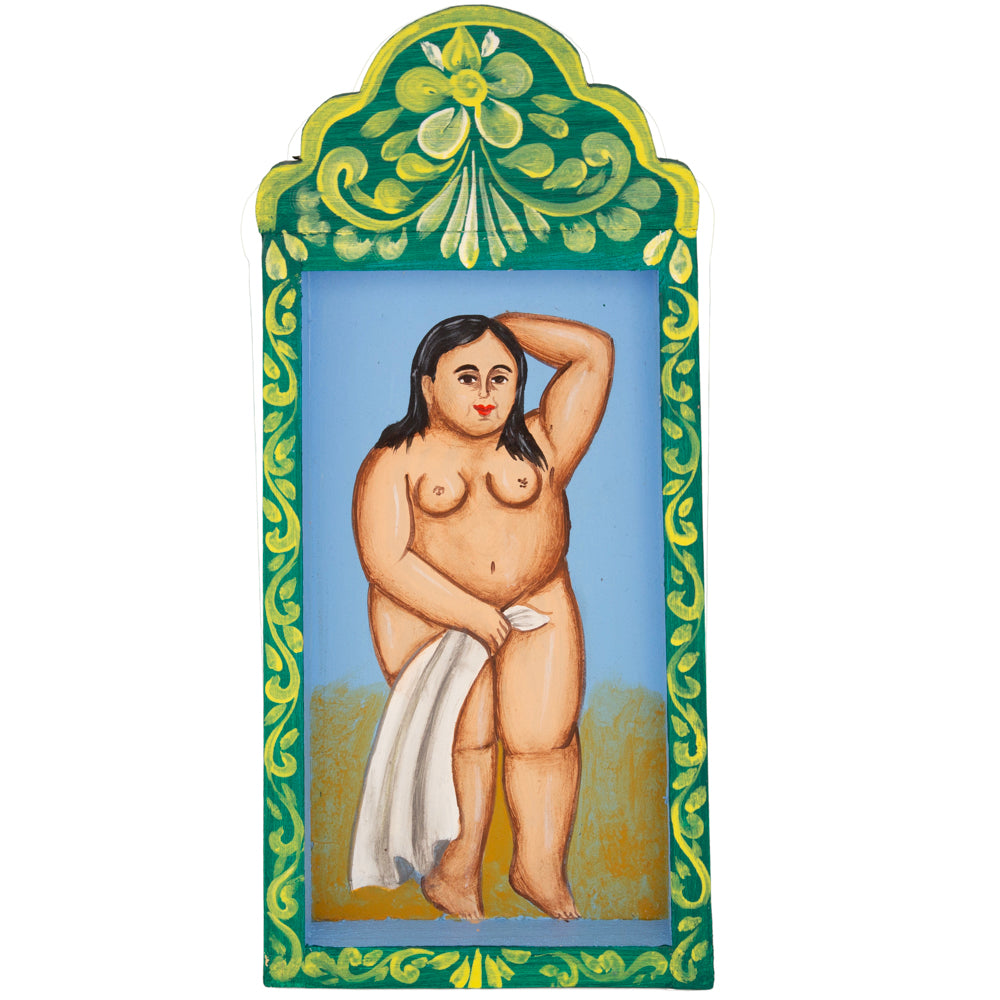 Mujeres Hand-Painted Wooden Nicho Frames