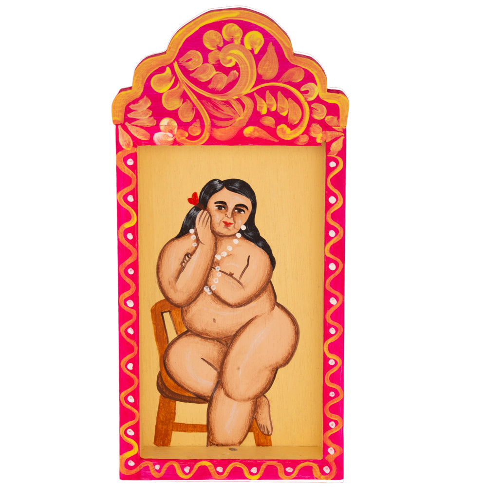 Mujeres Hand-Painted Wooden Nicho Frames