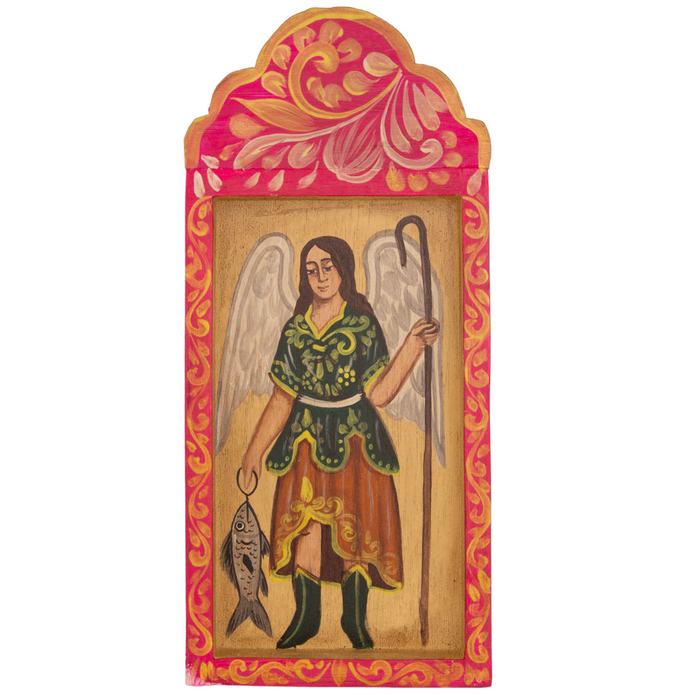 Religious Hand-Painted Wooden Nicho Frames