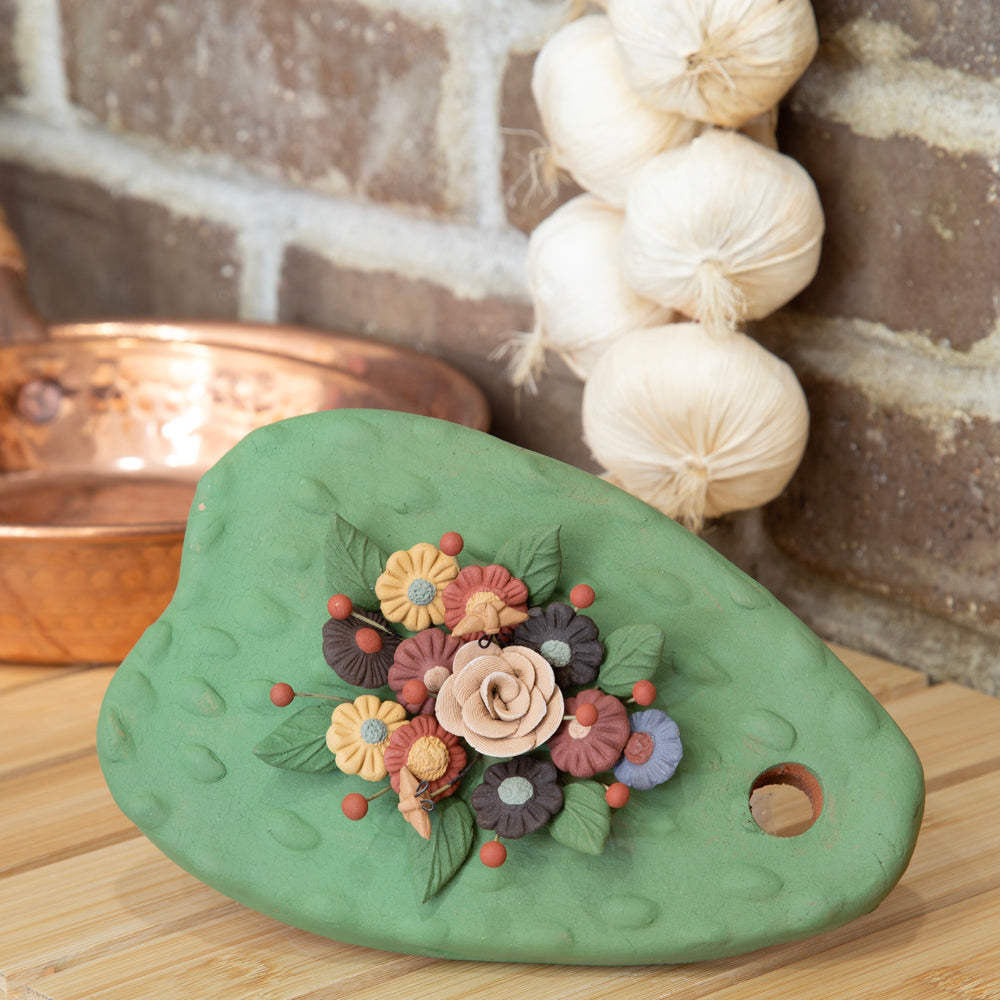 Nopal Barro Pigmentado Clay Wall Art
