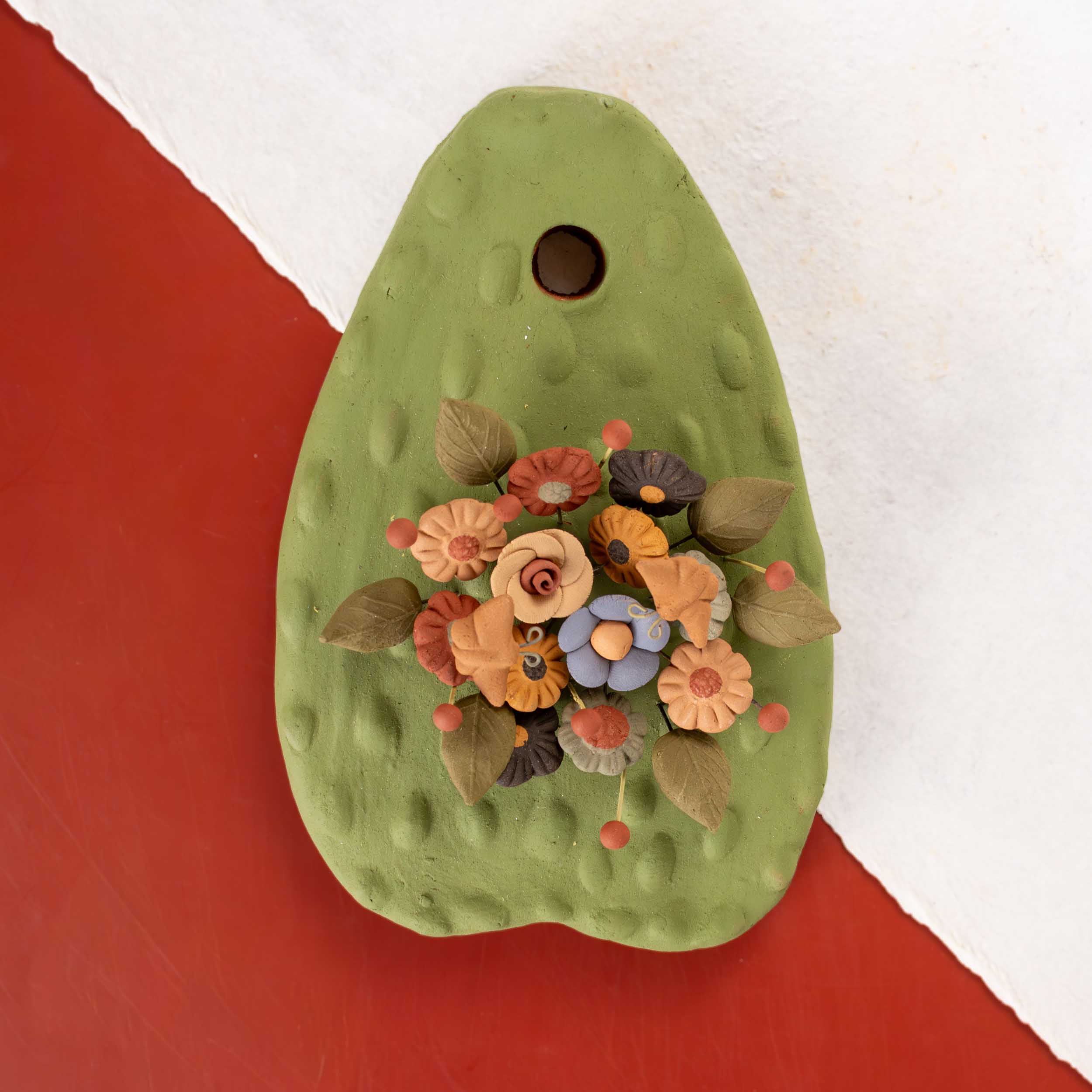 Nopal Barro Pigmentado Clay Wall Art