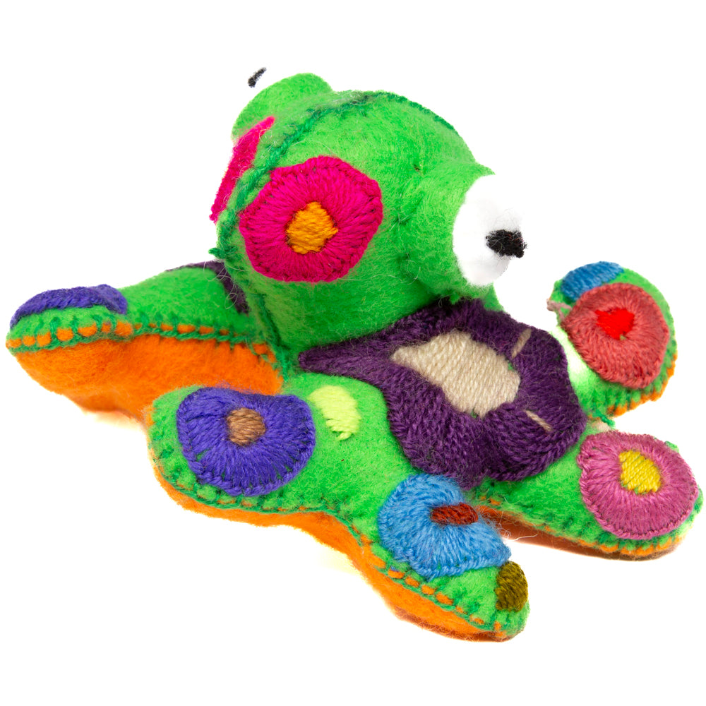Octopus Hand-Embroidered Stuffed Animal