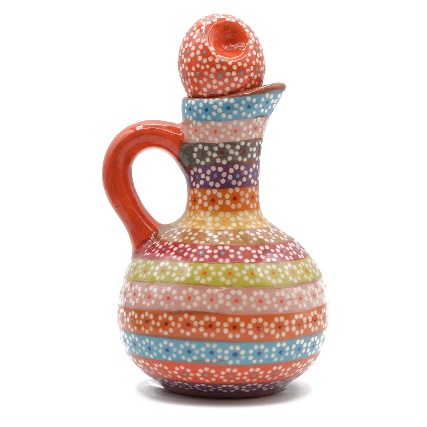 Capula Small Clay Oil Cruet