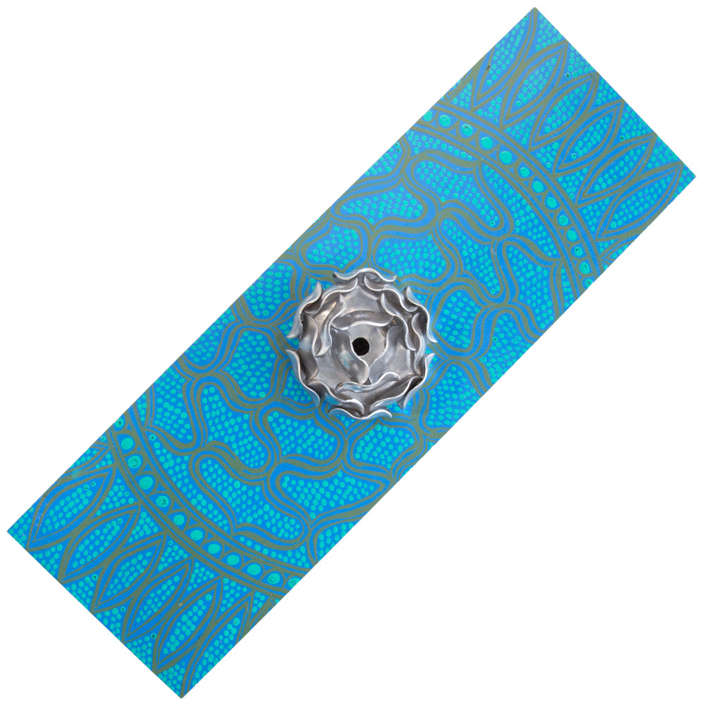 Hand-Painted Parota Solid Wood Tea Organizer