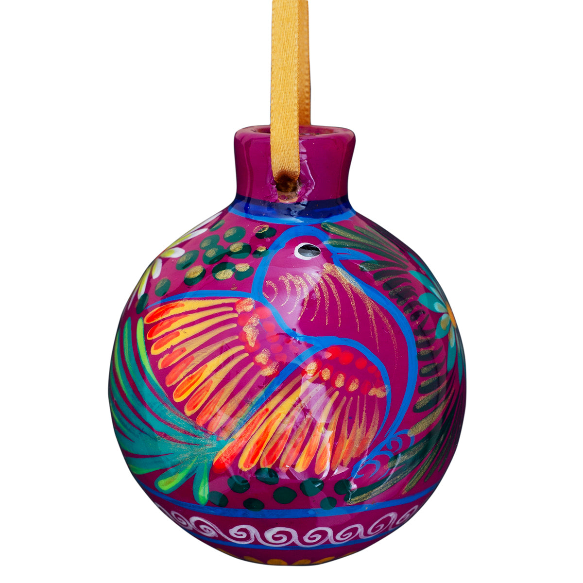 Xalitla Multicolor Clay Christmas Small Ornament