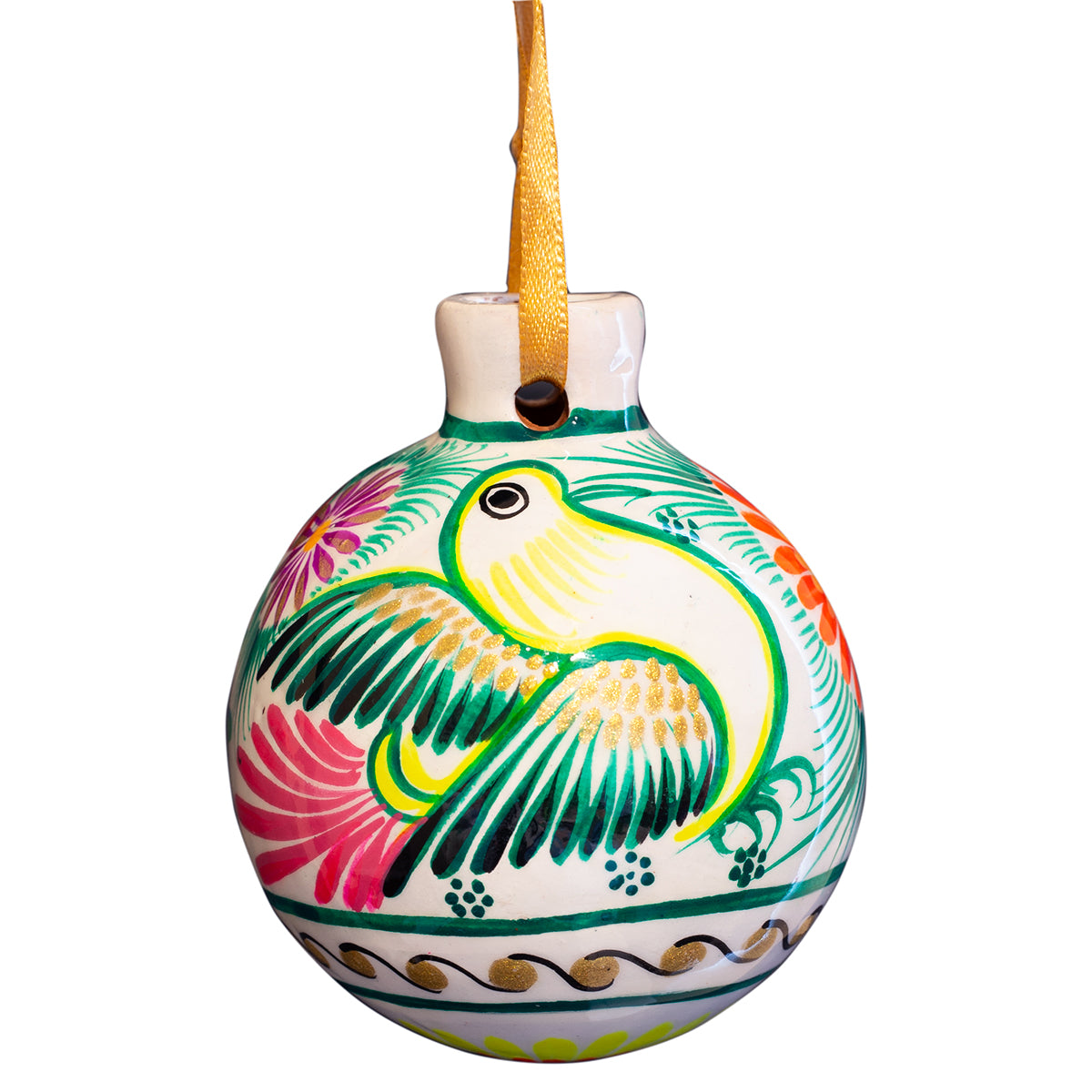 Xalitla Multicolor Clay Christmas Small Ornament