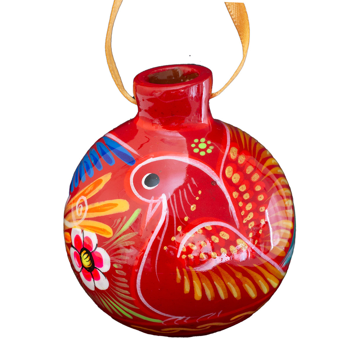 Xalitla Multicolor Clay Christmas Small Ornament