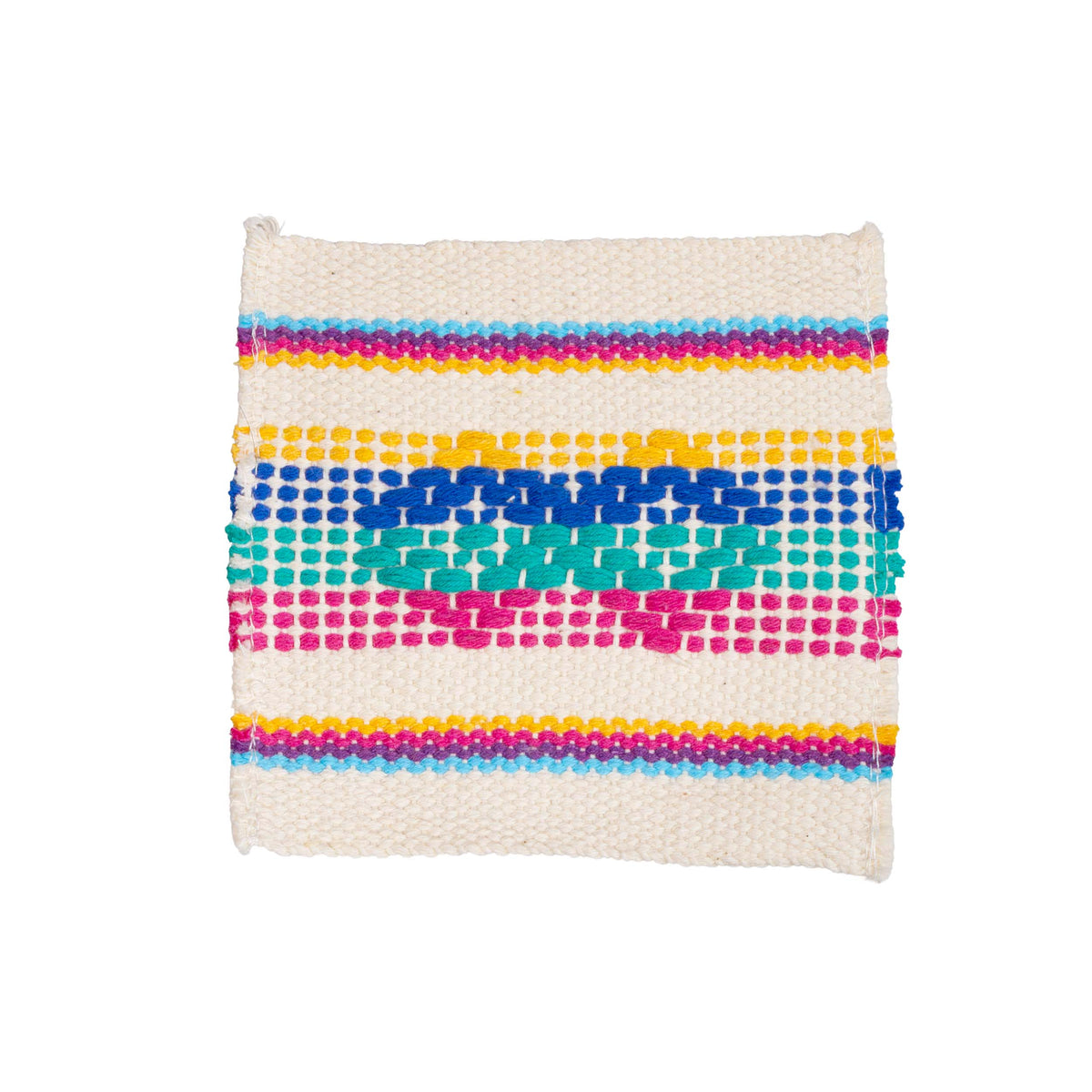 Subtle Fray Telar Woven Coasters