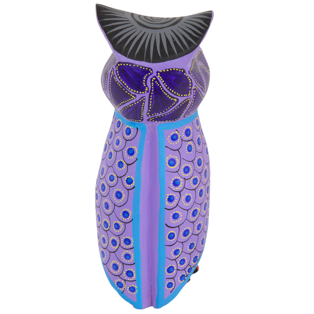 La Bruja Large Owl Alebrije with Frets