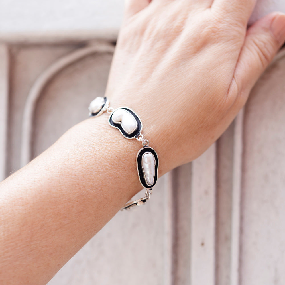 Sterling Silver Luna Negra Bracelet