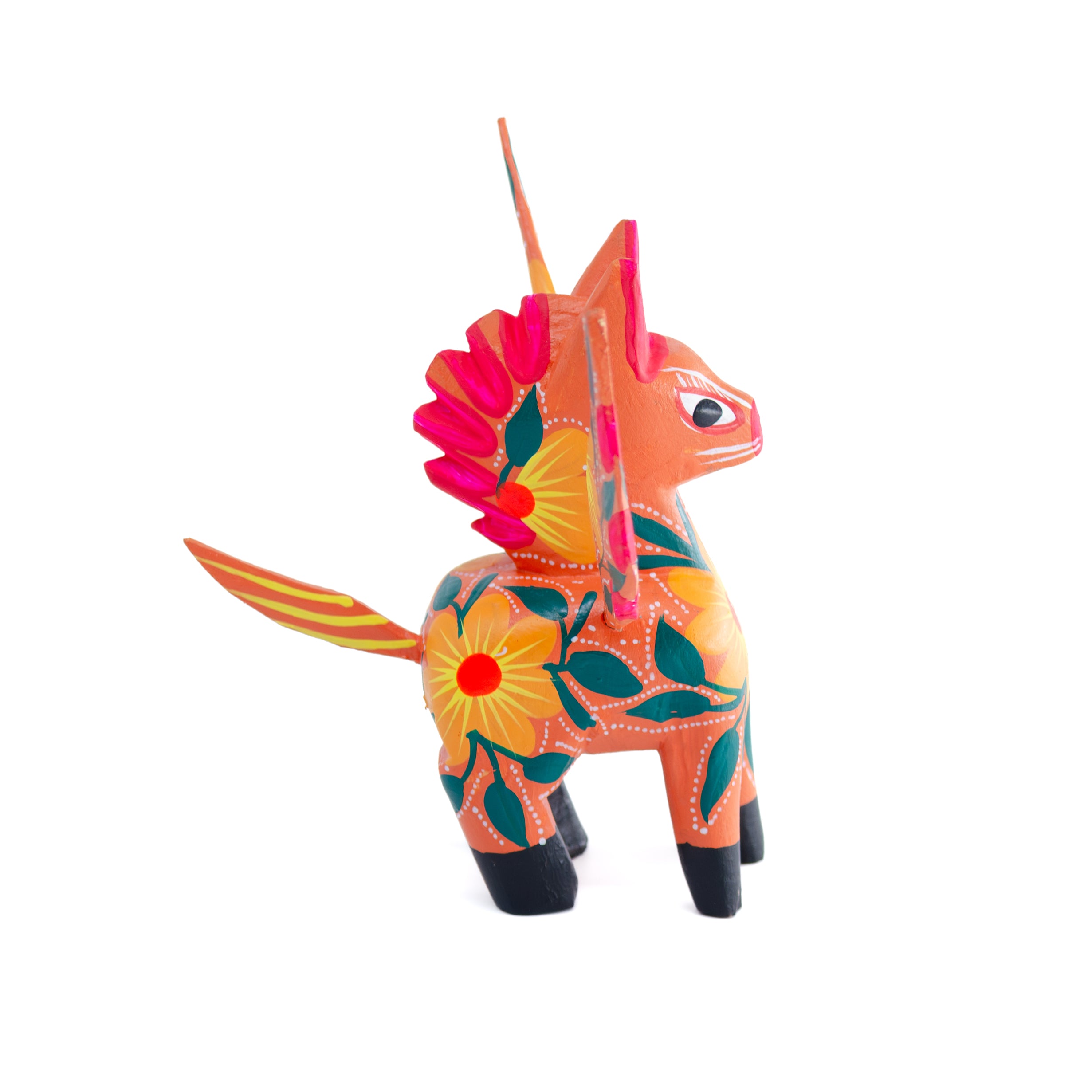 Large Hand Painted Pegasus Wooden Alebrije