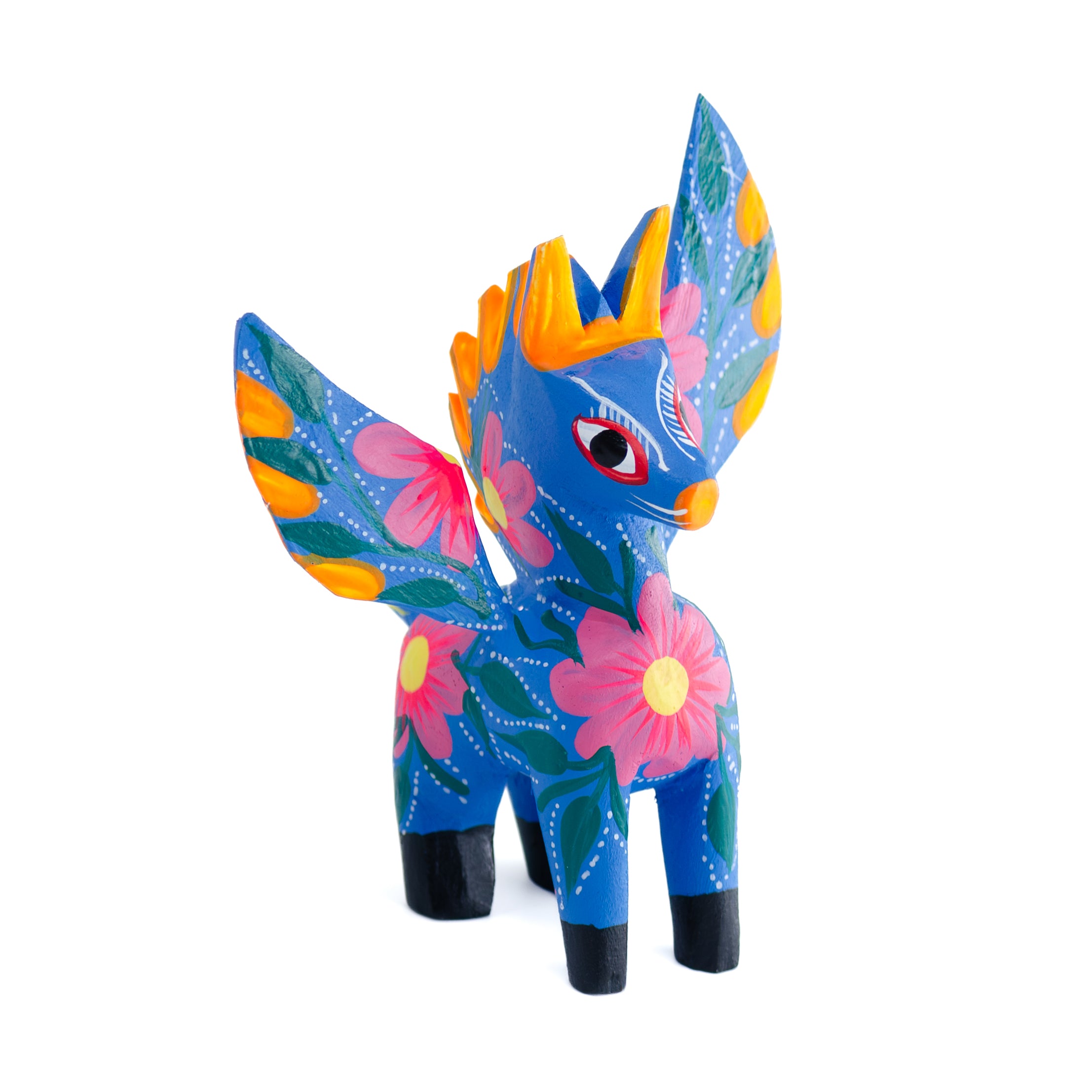 Large Hand Painted Pegasus Wooden Alebrije