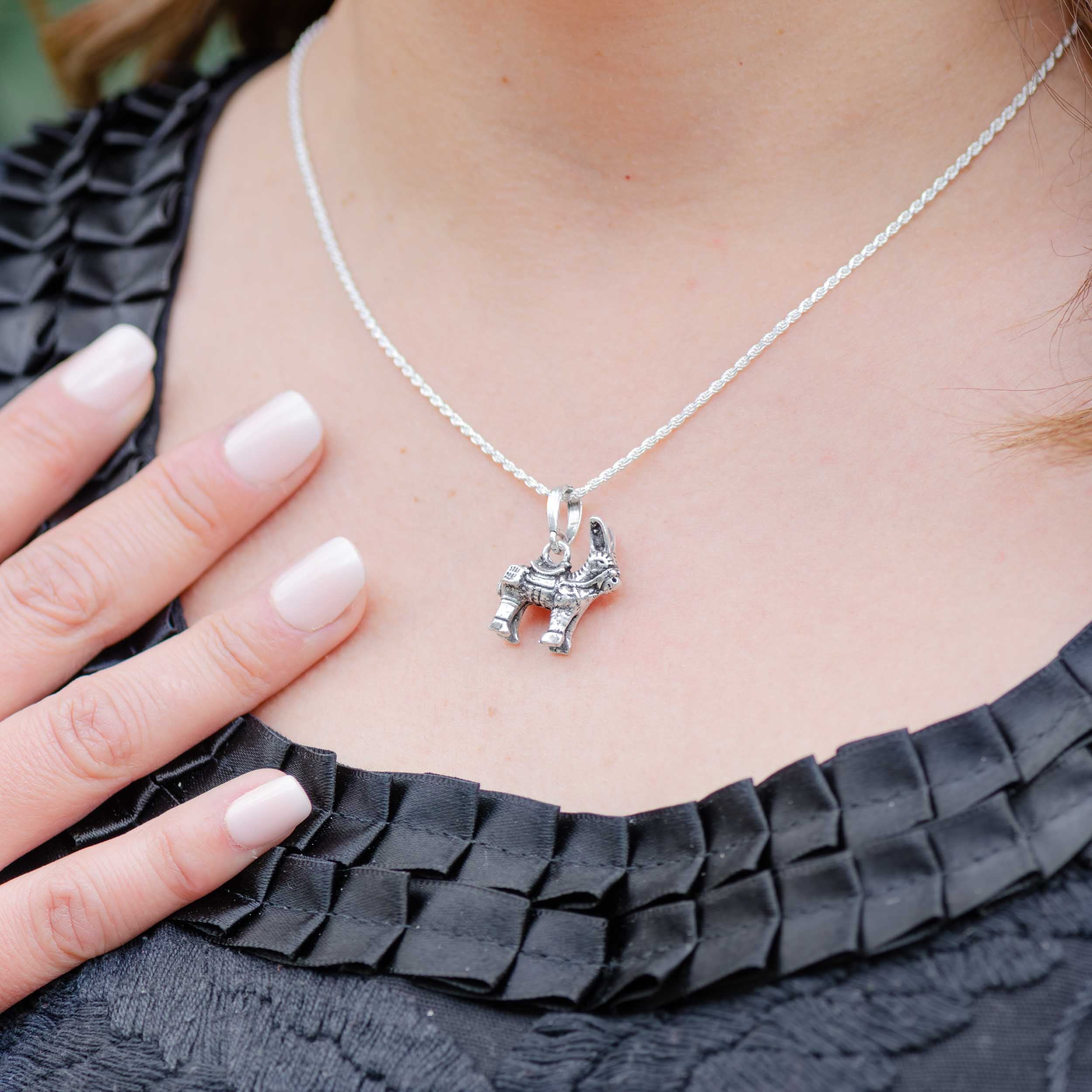 Sterling Silver Burrito Pendant