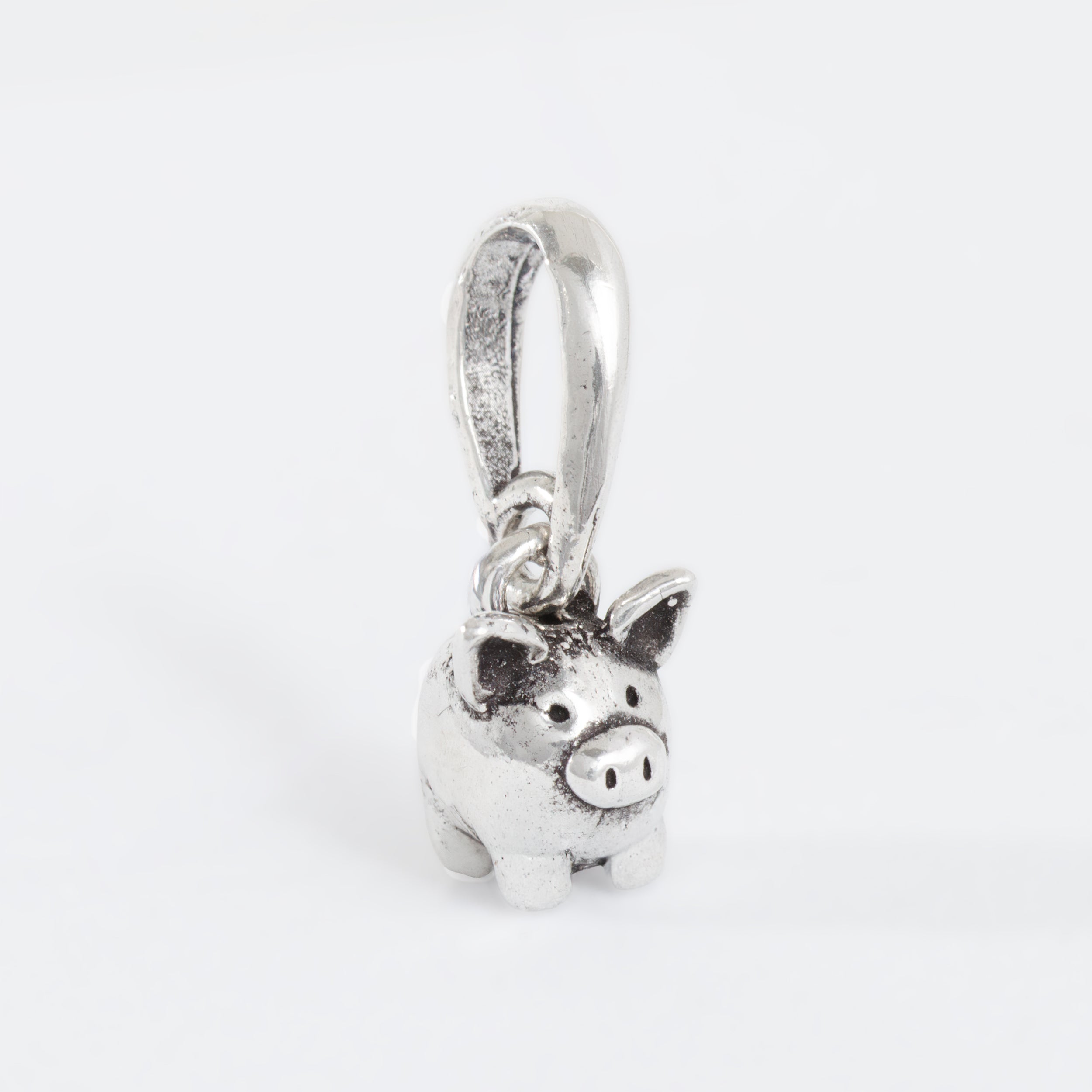 Sterling Silver Cochinito Pendant