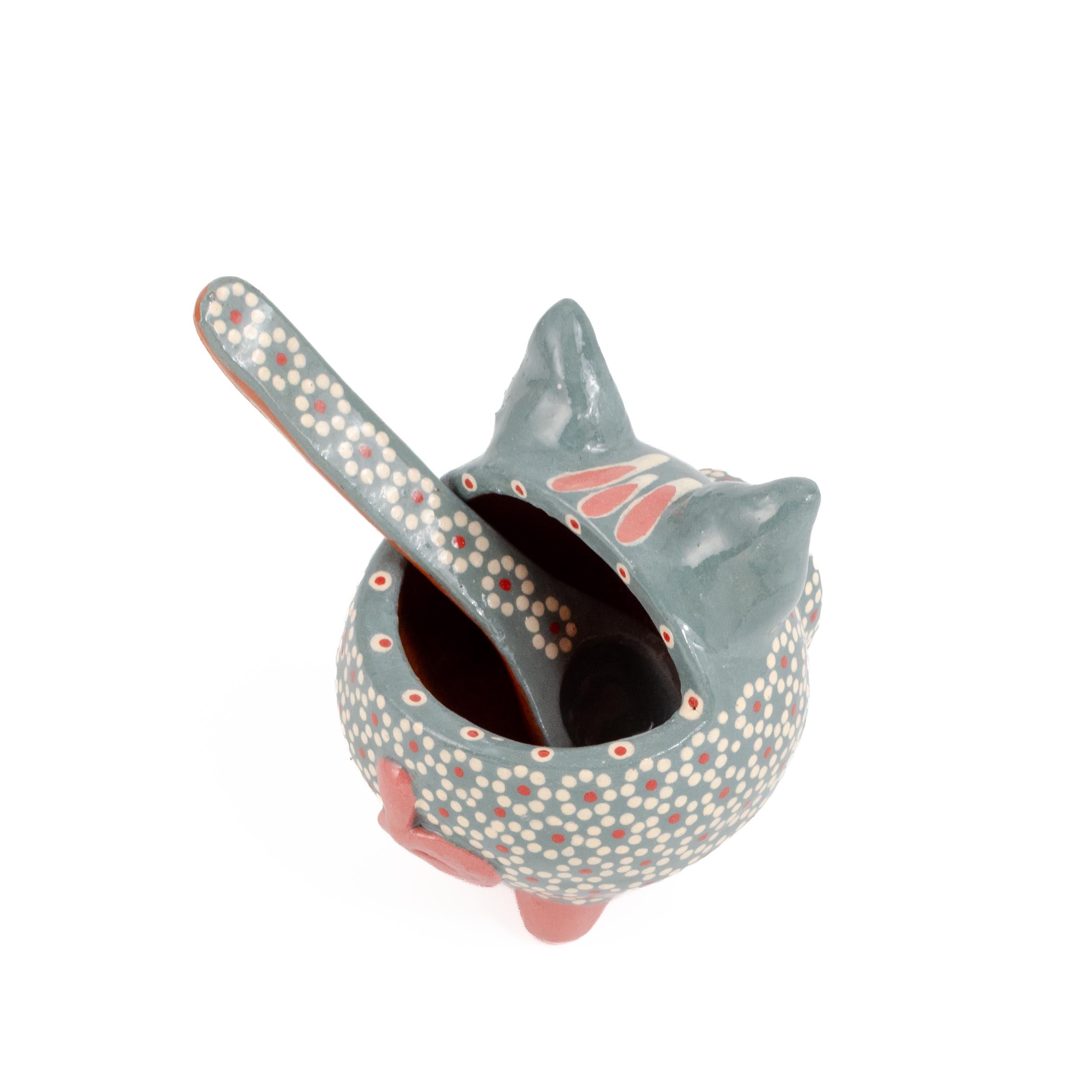 Capula Cochinito Salsero with Spoon