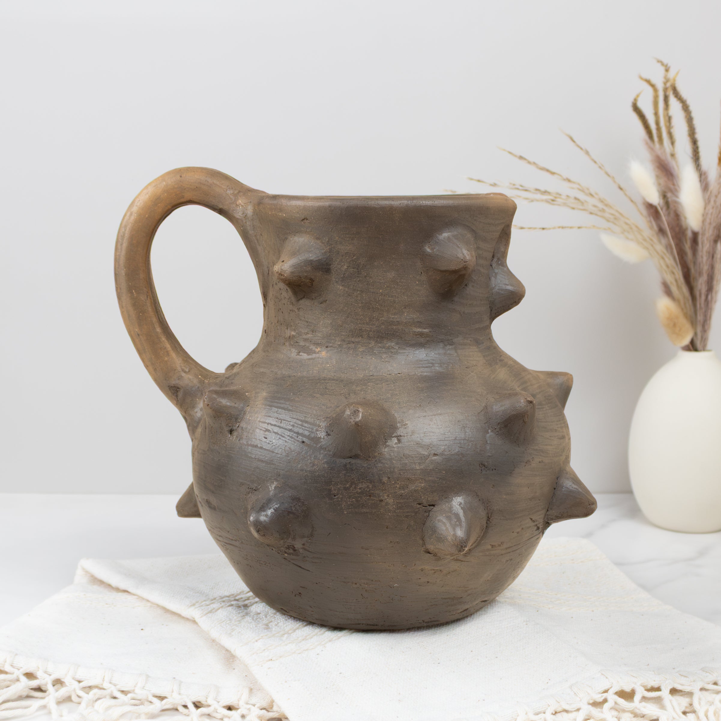 Atzompa Spike Clay Pitcher | Lolo Modern Mexican Mercado