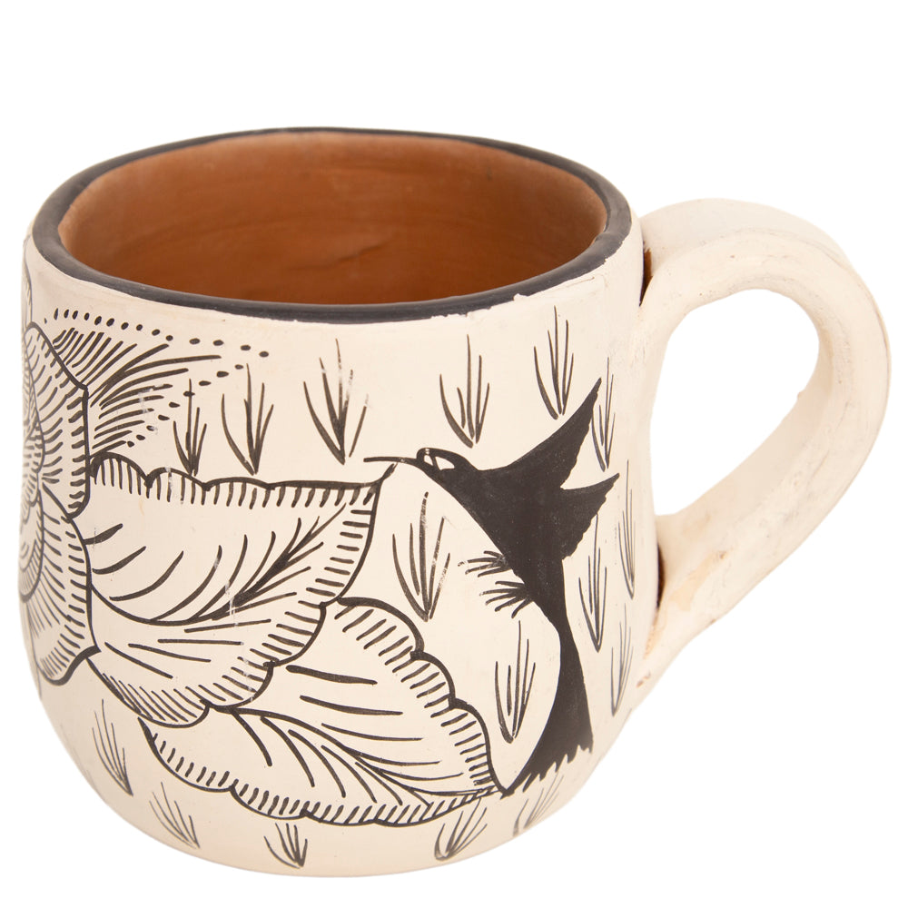 Huancito Hand-Painted Clay Mug