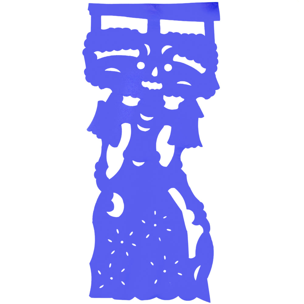 Colorful La Catrina Papel Picado Banner