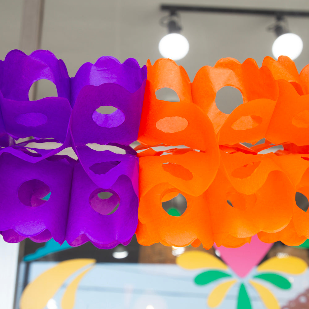 Día de Muertos Circular Accordion Garland