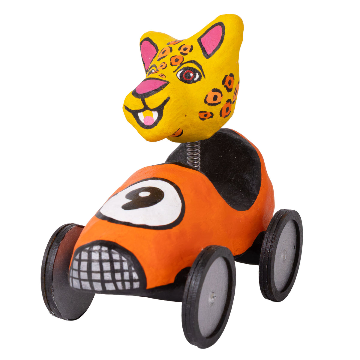 Papier-Mâché Cartonería Racers Wild Animals Sculptures