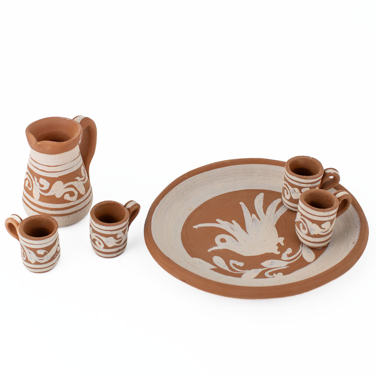Patamban Clay Miniature Tea Set