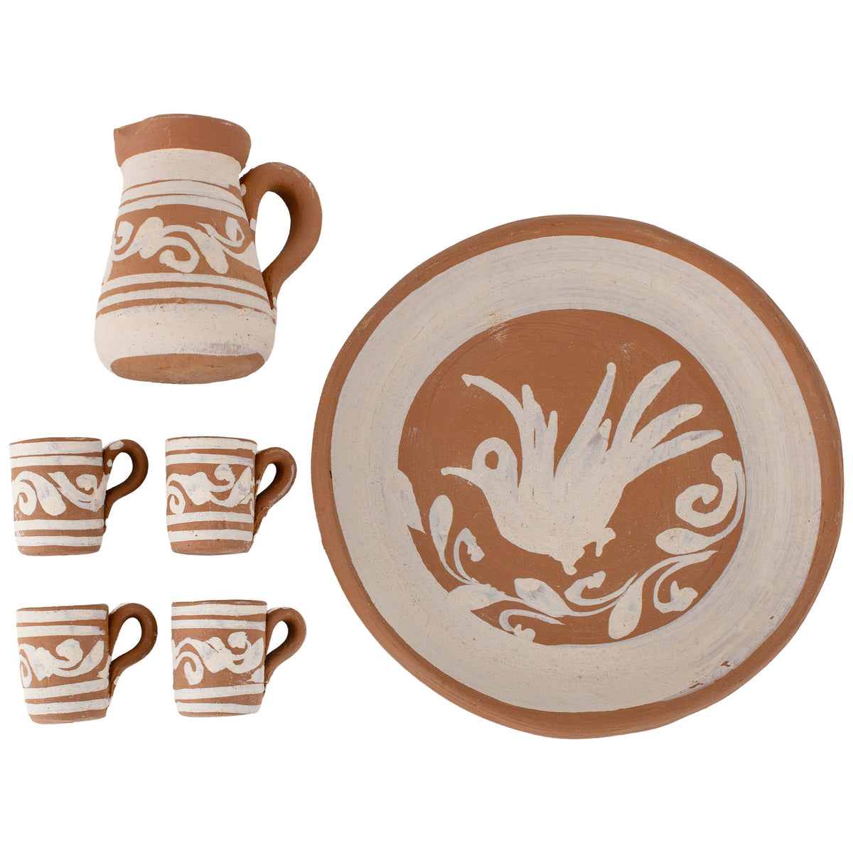 Patamban Clay Miniature Tea Set