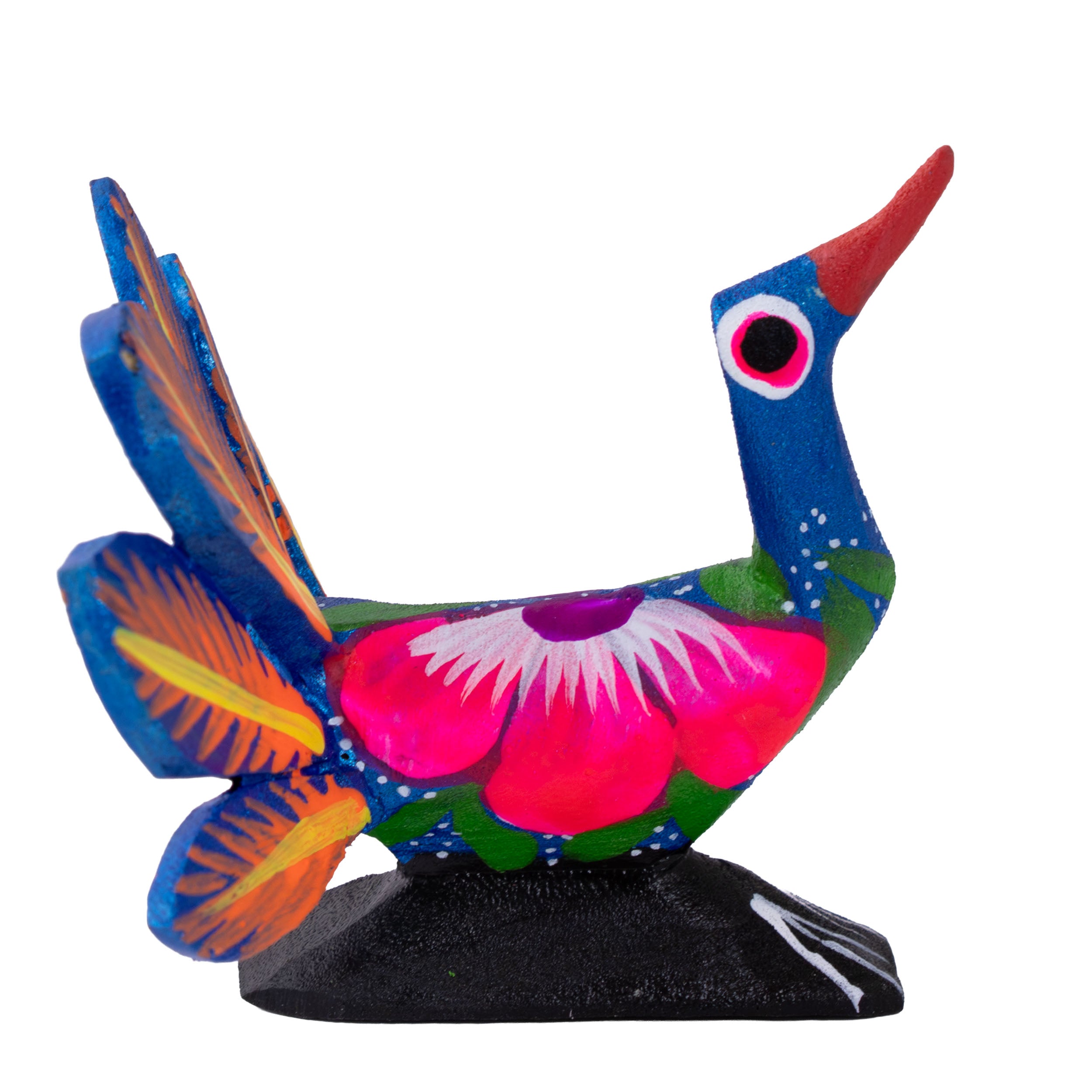 Hand Painted Turkey Bird Wooden Figurine