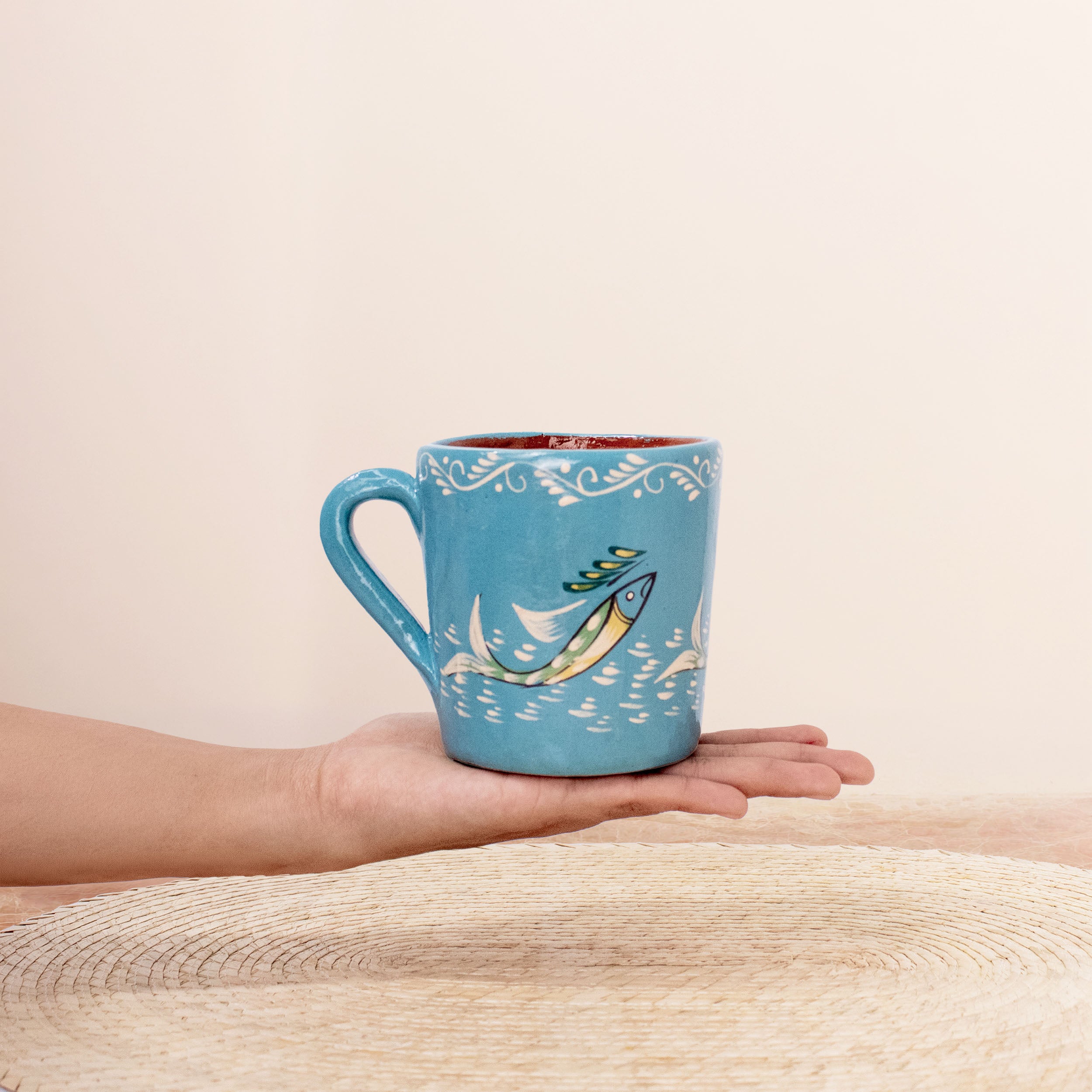 Peces de Capula Hand-Painted Mug