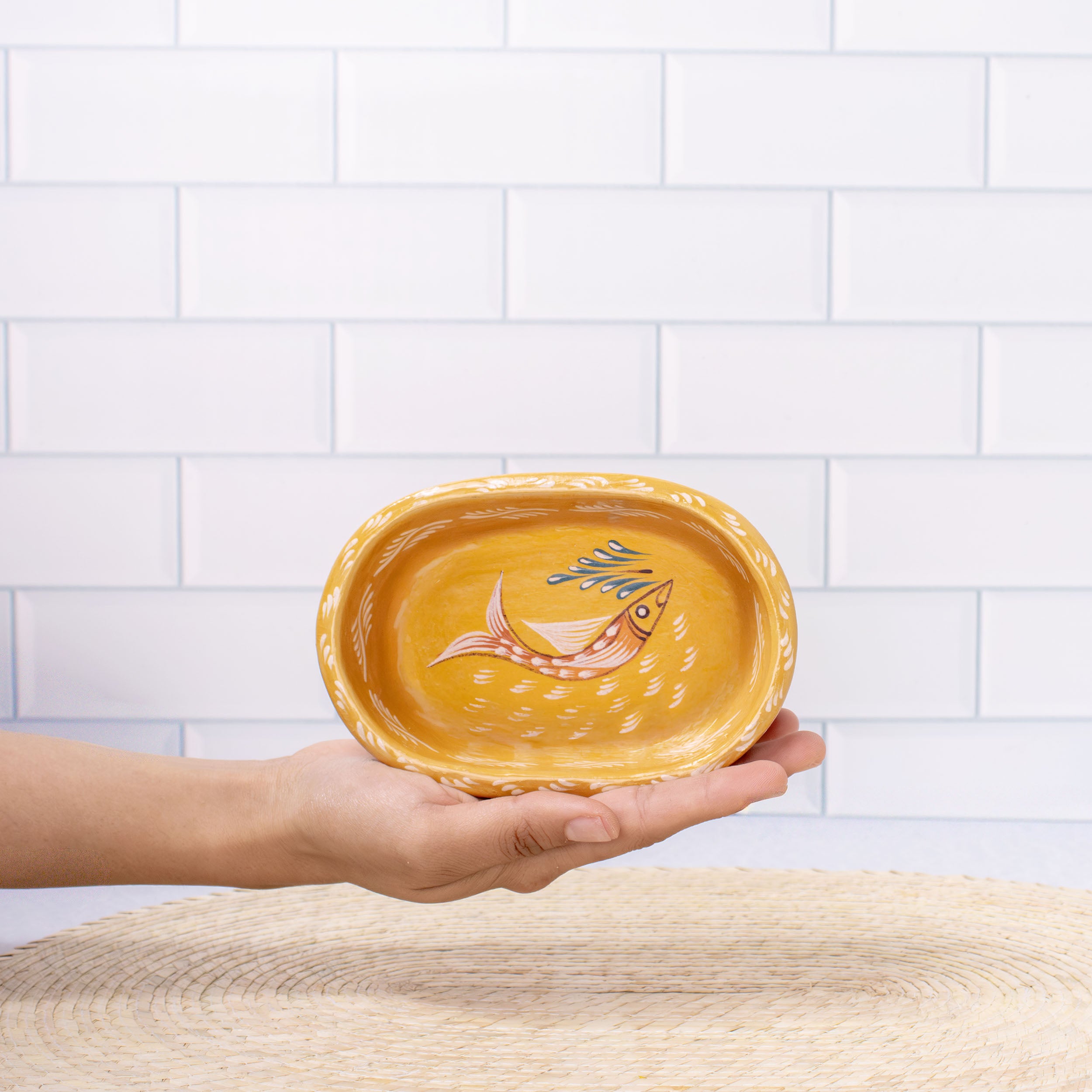 Peces de Capula Deep Oval Trinket Dish