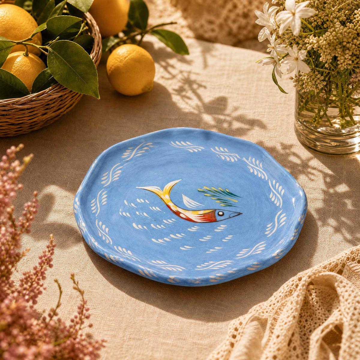 Peces de Capula Octagonal Dish Trinket