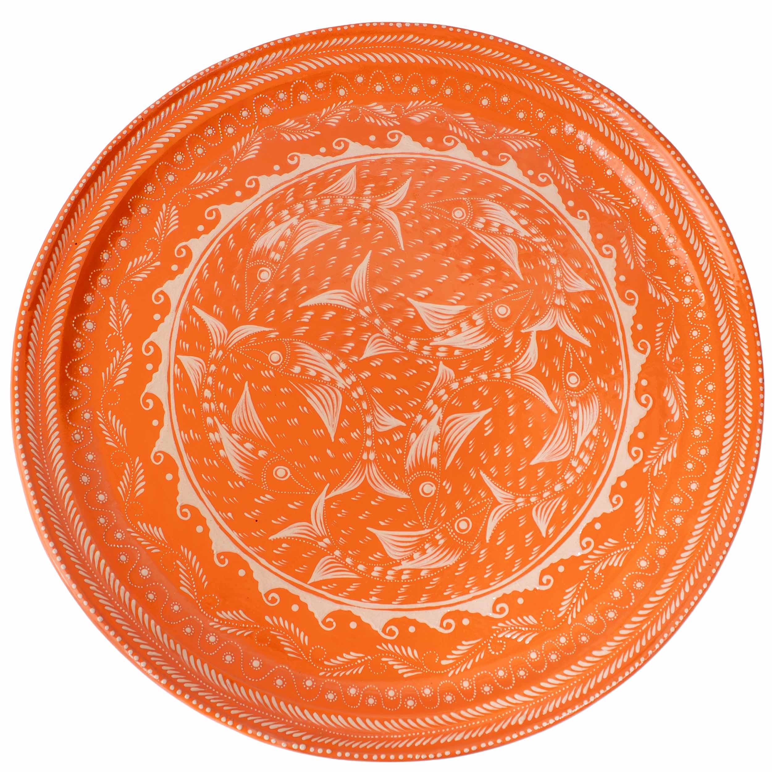 Peces de Capula Mandala Large Serving Platter
