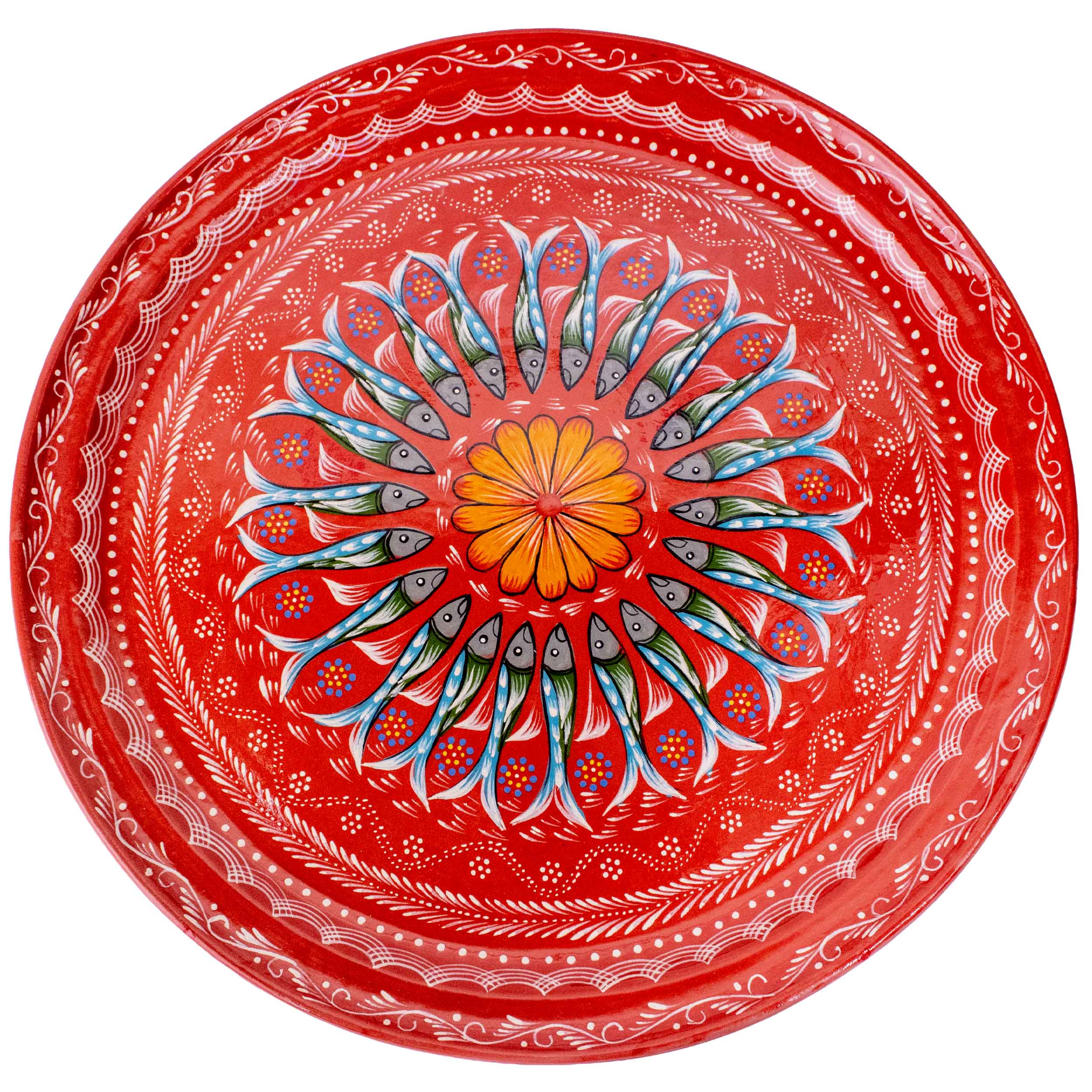 Peces de Capula Mandala Large Serving Platter
