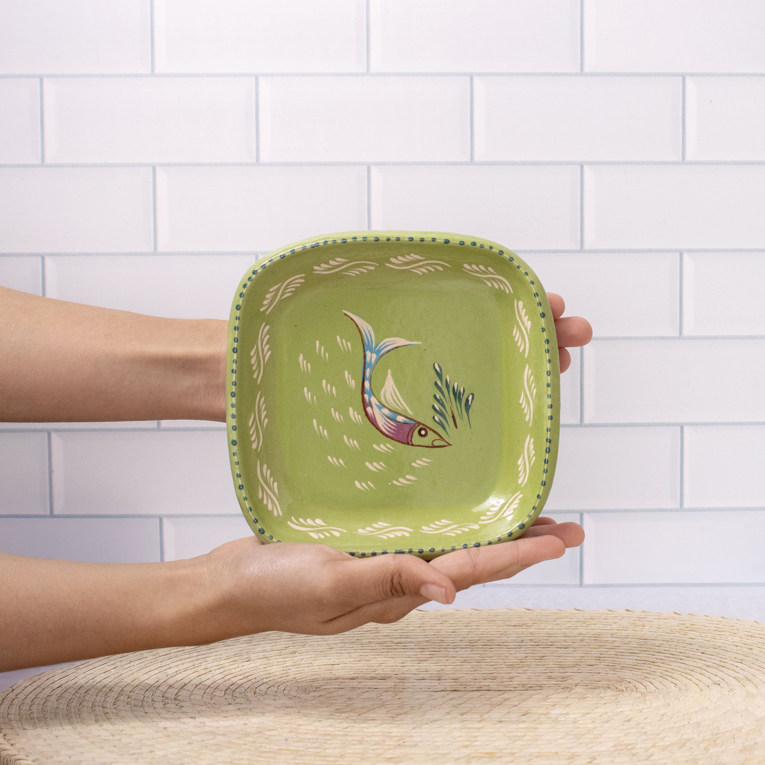 Peces de Capula Small Square Trinket Dish