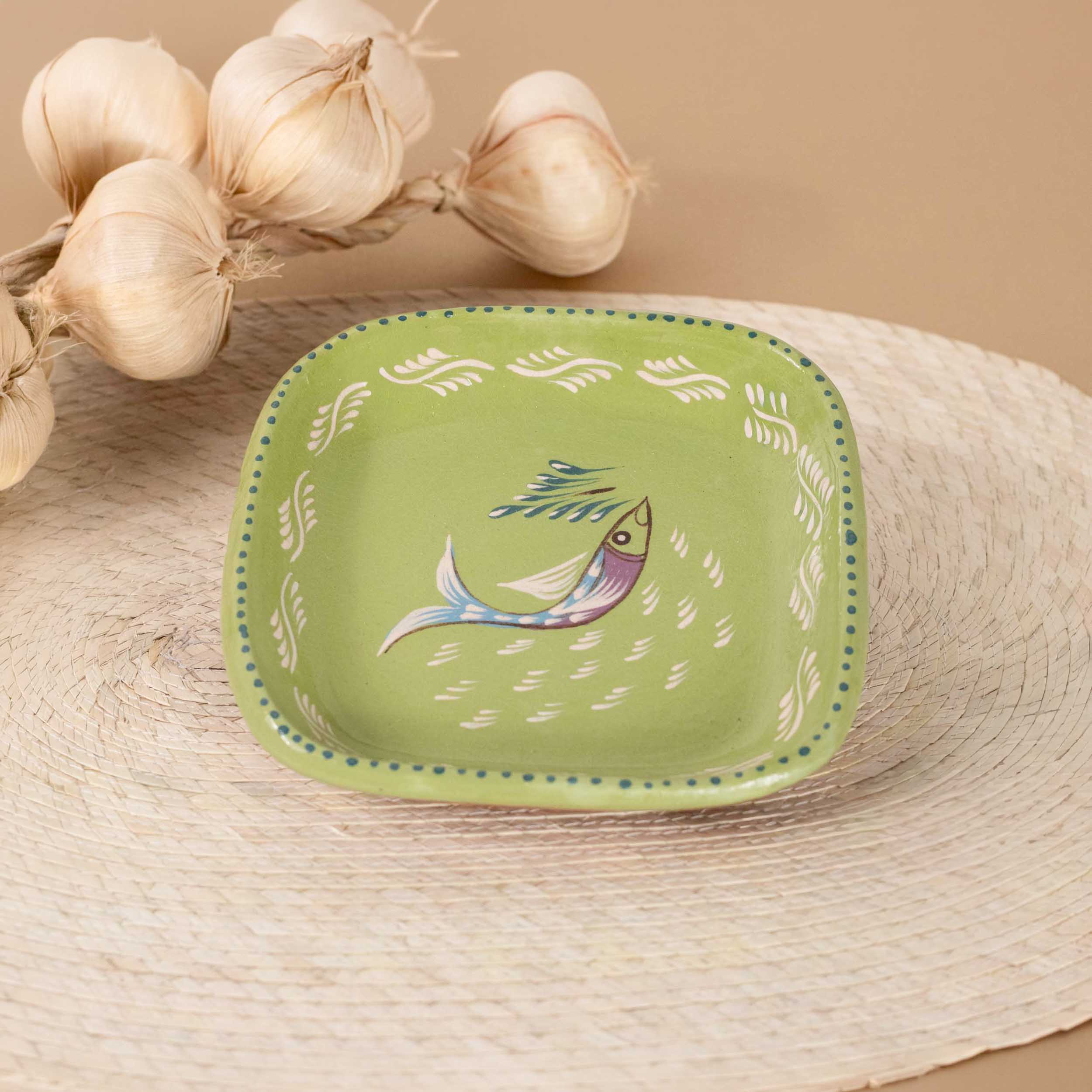 Peces de Capula Small Square Trinket Dish