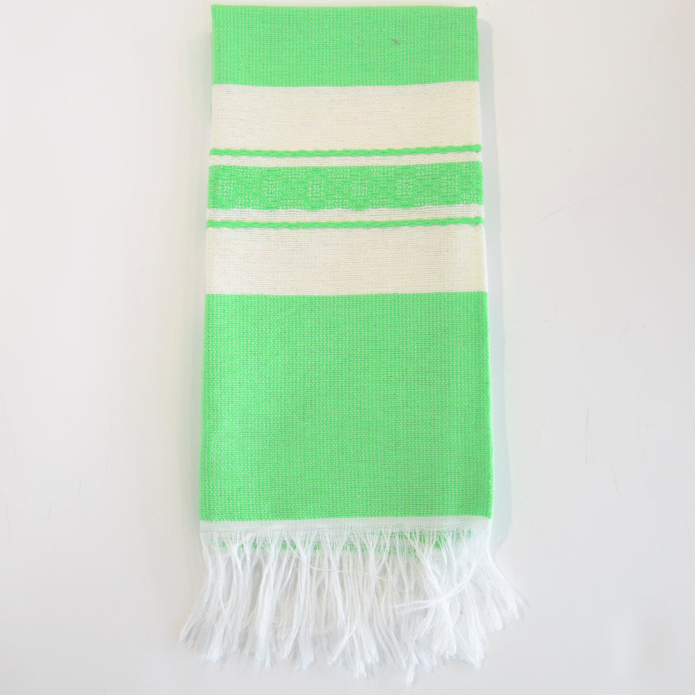 Pedal Loom Frayed Ends Tea Towel