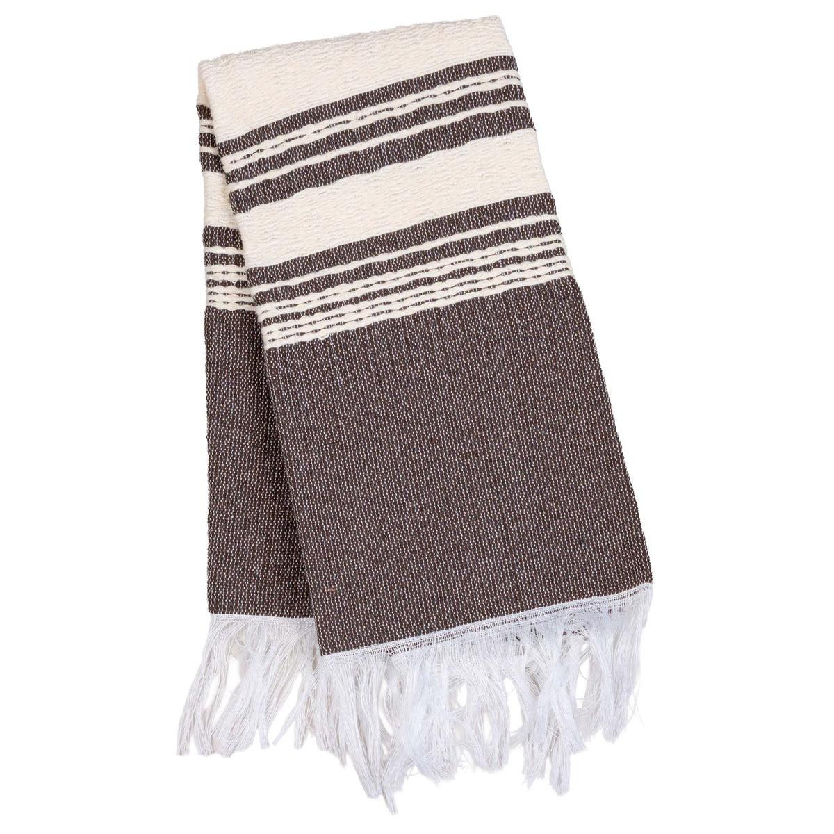 Pedal Loom Frayed Ends Tea Towel